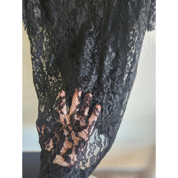 Nwt Cklass Lace Floral Embordered Mini Dress M - Picture 9 of 9